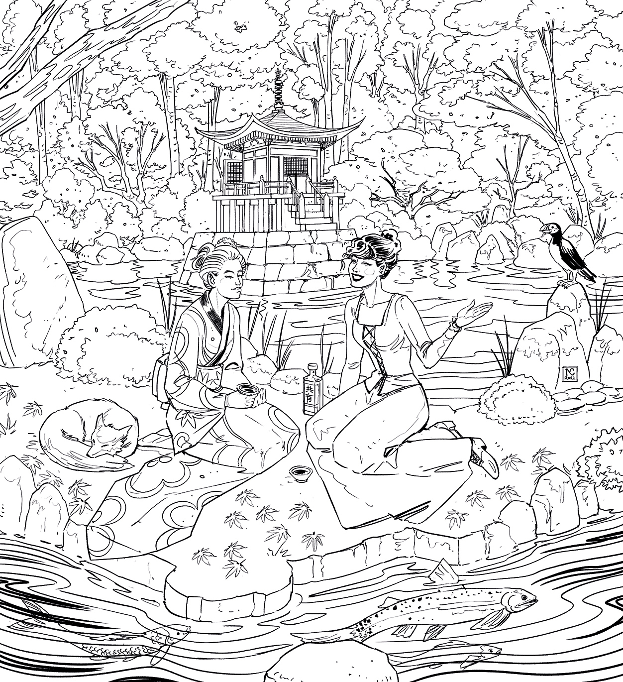 Dekanta Japan shimai nicolas castell ink web